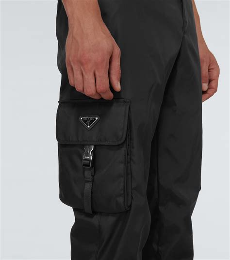 prada milano track pants|Prada cargo pants.